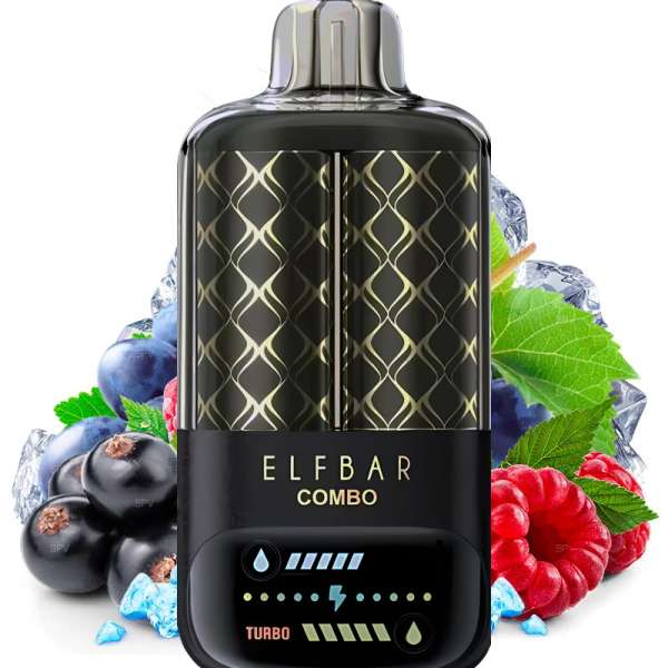 Одноразовая электронная сигарета ELF BAR Combo 25000 Blackcurrant Raspberry/Grape