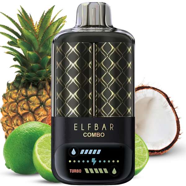 Одноразовая электронная сигарета ELF BAR Combo 25000 Lime/Pineapple