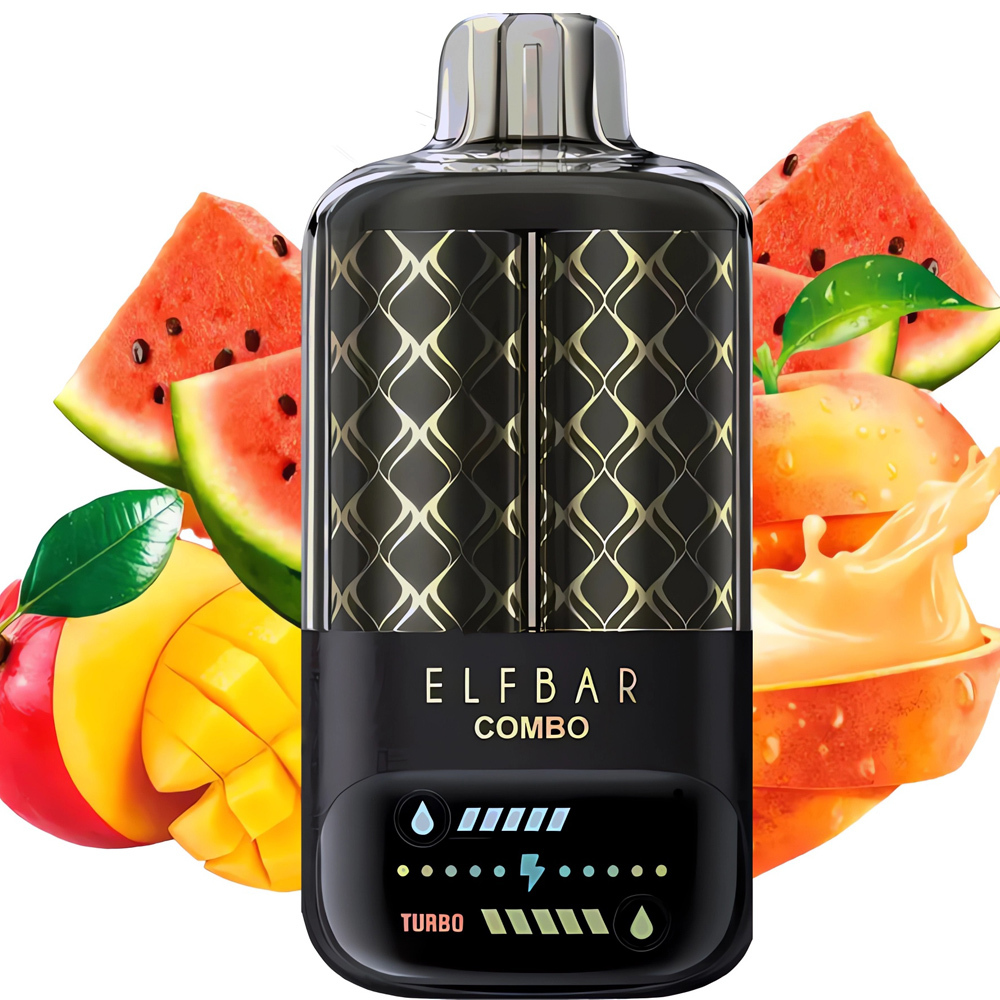 Одноразовая электронная сигарета ELF BAR Combo 25000 Peach Mango/Watermelon