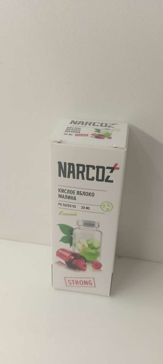 Жидкость NARCOZ Кислое яблоко малина Strong