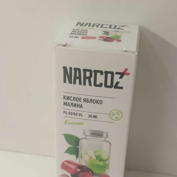Жидкость NARCOZ Кислое яблоко малина Strong