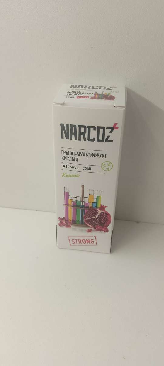 Жидкость NARCOZ Гранат-мультифрукт кислый Strong