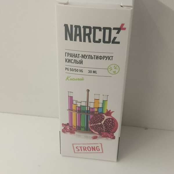Жидкость NARCOZ Гранат-мультифрукт кислый Strong