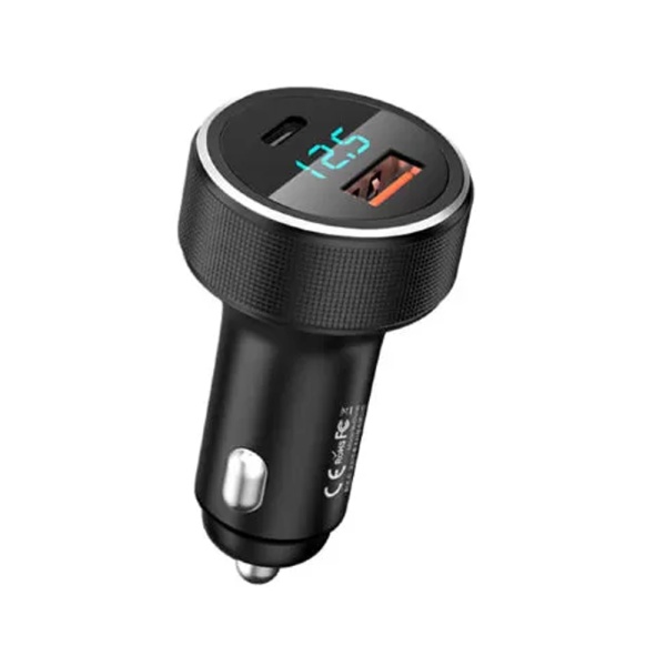 Автомобильное зарядное устройство Remax RCC215 Salo 12/24В 1хUSB+1xType-C, Выходной ток: USB1-QC3.0-