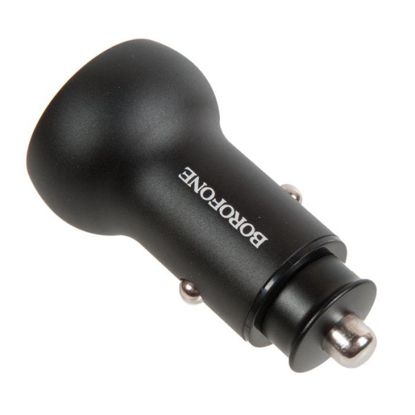 Автомобильное зарядное устройство Borofone BZ9 Wise route, 2*USB, 3.1A, черный