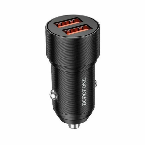 Автомобильное зарядное устройство Borofone BZ19A Wisdom 12/24В 1хUSB, Выходной ток: USB1-3,0A, черны