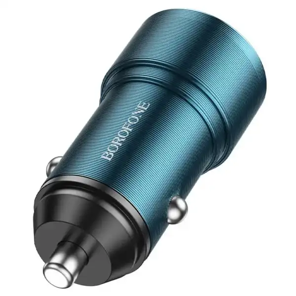 Автомобильное зарядное устройство Borofone BZ19A Wisdom 12/24В 1хUSB, Выходной ток: USB1-3,0A, синий