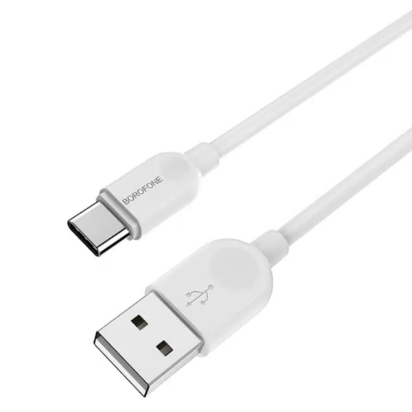 USB кабель BOROFONE BX14 Type-C (L=3M) (белый)