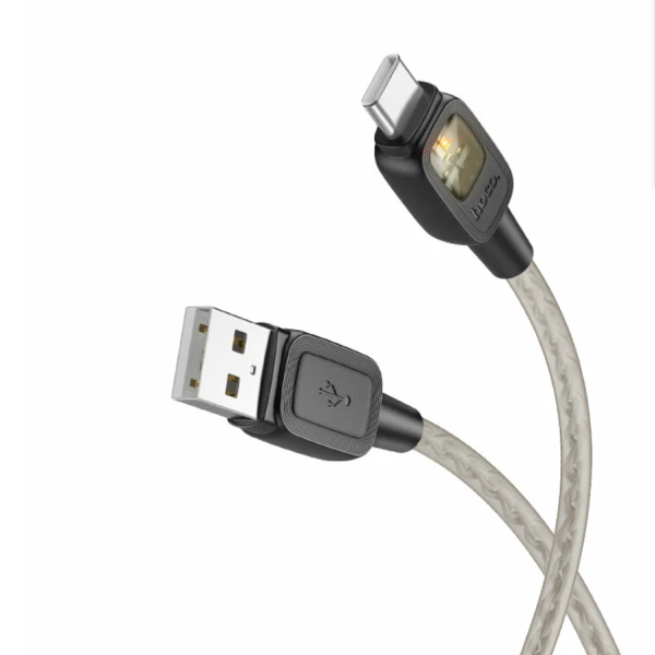 Кабель USB - Type-C HOCO U124 цвет: чёрный