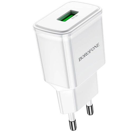 СЗУ Borofone BAS55A Absolute 1хUSB+TYPE-C, 3А, QC3.0, PD30, коробка, черный