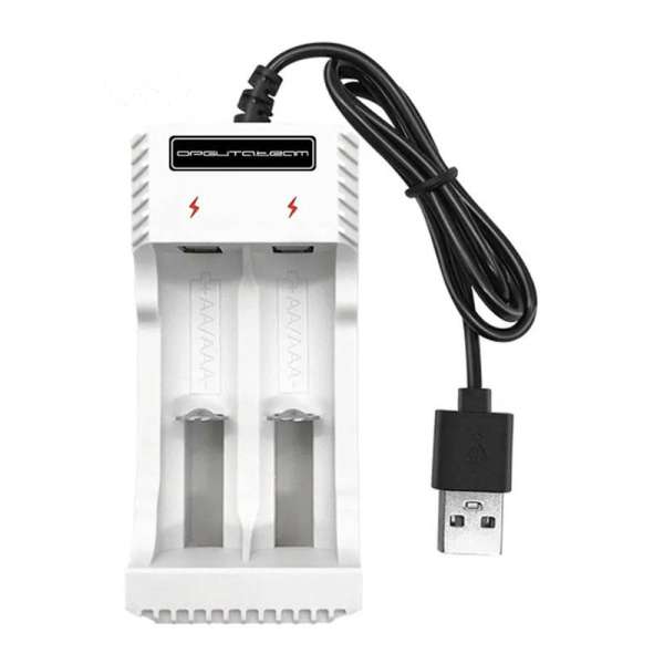 Зарядное устройство Орбита OT-APZ20 500 mA R3/R6 1.2В на 2 аккумулятора, индикатор заряда, питание: 