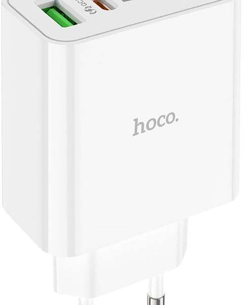 СЗУ HOCO C113A  Advantage 1хTYPE-C, 3А, PD65 кабель Type-C - Lighting, коробка, белый