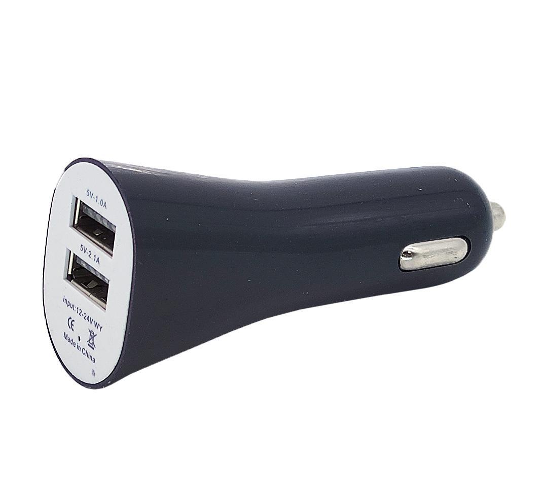 Автомобильное зарядное устройство TDS TS-CAU12 (AV-345) 12В 2хUSB, Выходной ток: USB1-1А, USB2-2,1А,