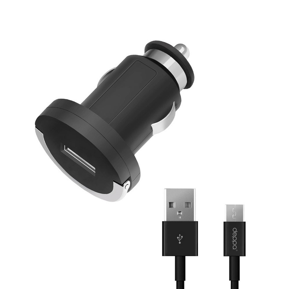 Автомобильное зарядное устройство Deppa 11279 Qualcomm Quick Charge 2.0 12В 1хUSB, Выходной ток: USB