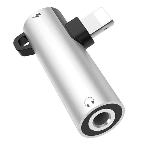 Кабель HOCO LS21 iPhone 5 (Lightning 8 Pin) - Jack3.5 аудио + iPhone 5 (Lightning 8 Pin) зарядка
