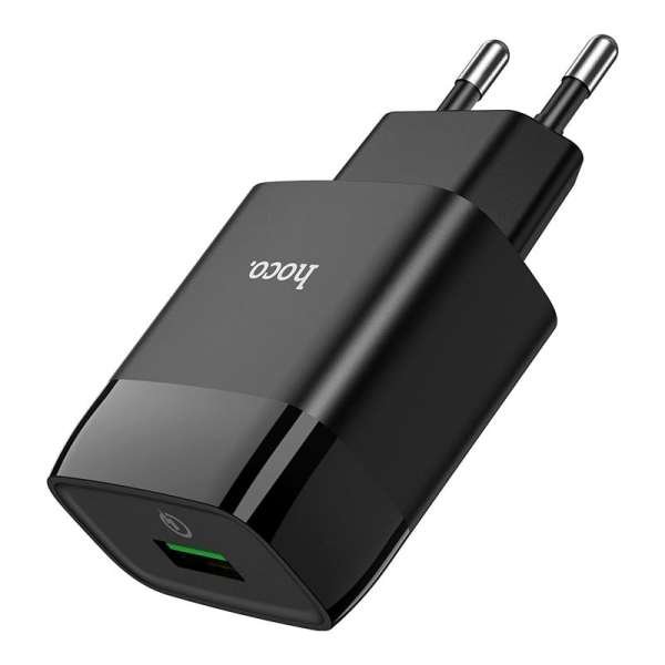Зарядное устройство HOCO C72Q Glorious 3000 mA USB 1хUSB, 5 В, выходной ток: USB1-3А, быстрая зарядк