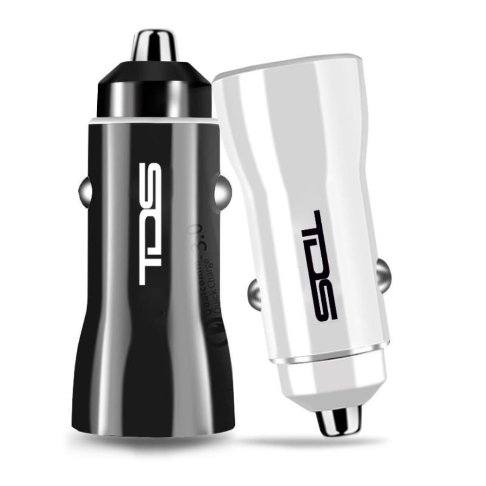 Автомобильное зарядное устройство TDS TS-CAU36 12-24В 2хUSB, Выходной ток: USB1-3.1A, USB2-3.белый