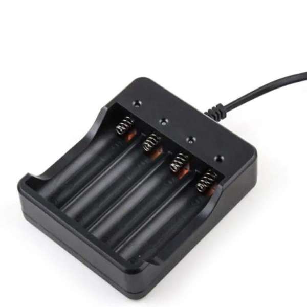 Зарядное устройство Орбита OT-APZ11 1200 mA Li-ion: 18650 4.2V на 4 аккумулятора, индикатор заряда, 