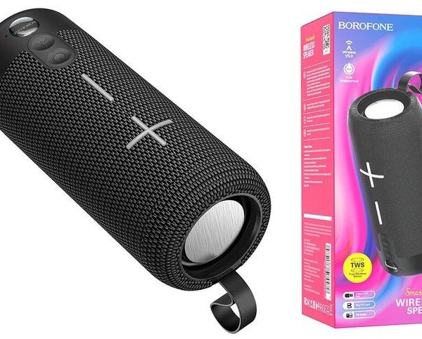 Акустическая система mini MP3 Borofone BR19 Euphony 5Вт Bluetooth 5.0, MP3, microSD, USB, AUX зелены