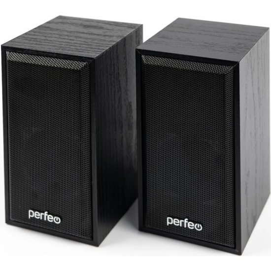 Акустические системы 2.0 Perfeo PF-A4326/ PF-84-WD "Cabinet" 2х3Вт корпус дерево, регулировка громко