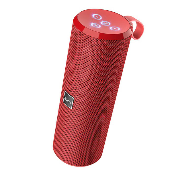 Акустическая система mini MP3 HOCO BS33 Voice 10Вт Bluetooth 5.0, MP3, microSD, USB, 1200 мАч красны