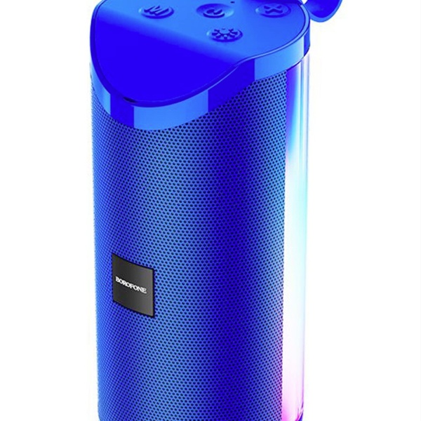 Акустическая система mini MP3 Borofone BR5 Adventure 10Вт Bluetooth 5.0, MP3, microSD, USB,синий