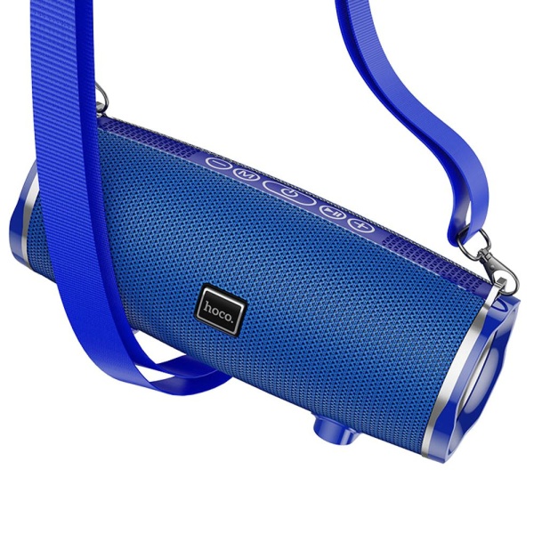 Акустическая система mini MP3 HOCO BS40 Desire song 14Вт Bluetooth 5.0, MP3, microSD, USB, синий