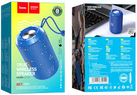 Акустическая система mini MP3 HOCO HC1 Trendy 5Вт Bluetooth 5.0, MP3, microSD, USB, 1200 мАч синий