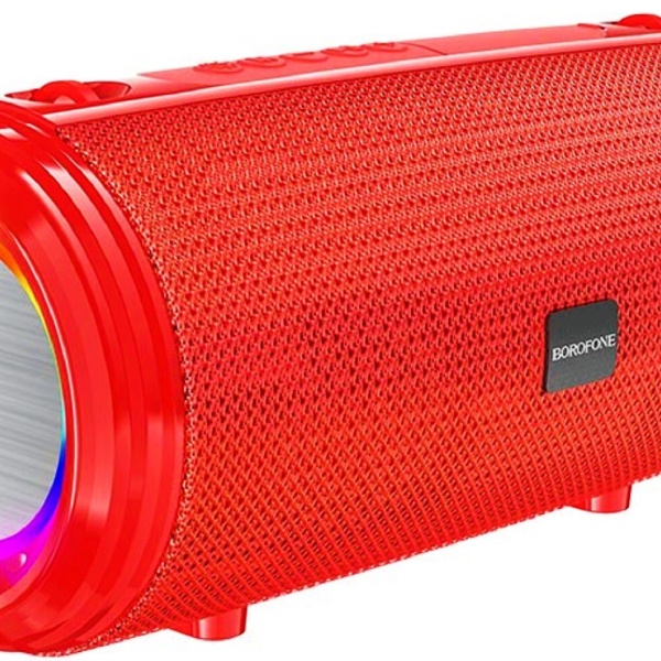 Акустическая система mini MP3 Borofone BR13 Young 10Вт Bluetooth 5.0, MP3, microSD, USB, AUX,красный