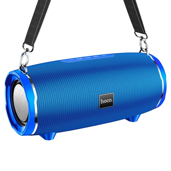 Акустическая система mini MP3 HOCO HC5 Cool 30Вт Bluetooth 5.0, MP3, microSD, USB, 3600 мАч синий