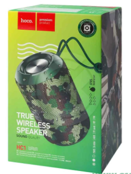 Акустическая система mini MP3 HOCO HC1 Trendy 5Вт Bluetooth 5.0, MP3, microSD, USB, 1200 мАч камуфля
