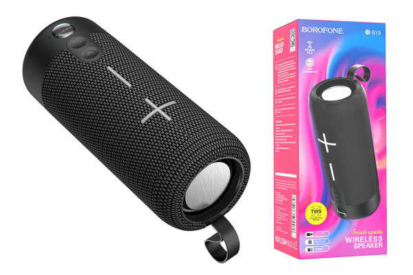Акустическая система mini MP3 Borofone BR19 Euphony 5Вт Bluetooth 5.0, MP3, microSD, USB, AUX черный