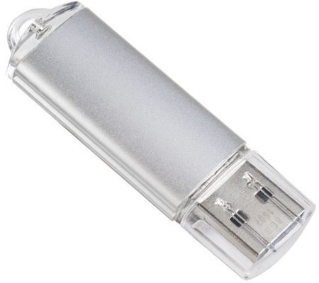Флэш диск 8 GB USB 2.0 Perfeo E01 economy series Black с колпачком, металлический корпус