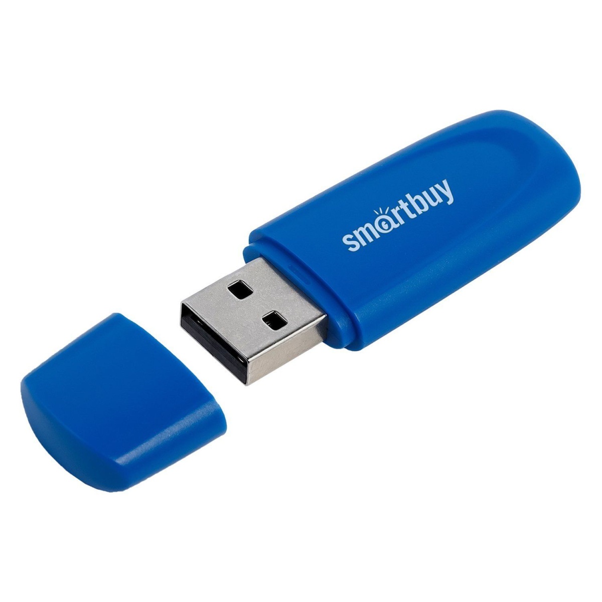 Флэш диск 4 GB USB 2.0 SmartBuy Scout Blue с колпачком