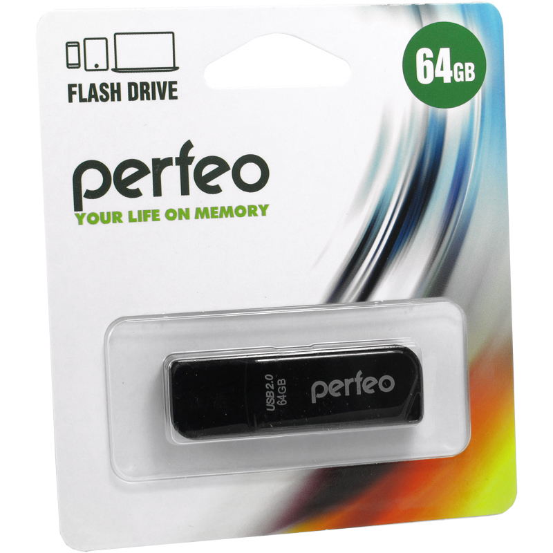 Флэш диск USB perfeo 64GB