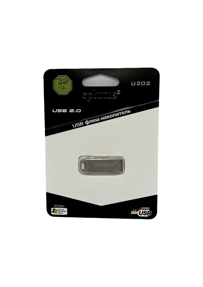 USB+microUSB eplutus 32GB металл