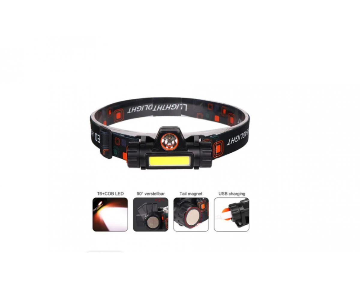 Фонарь налобный YM-5501