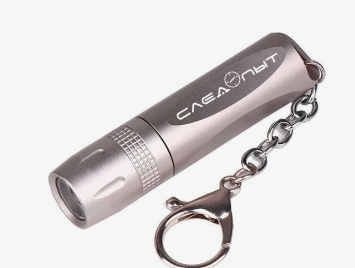 Фонарь Следопыт ST-FLR05 T6 светодиод, 1хR6 металл, серебро