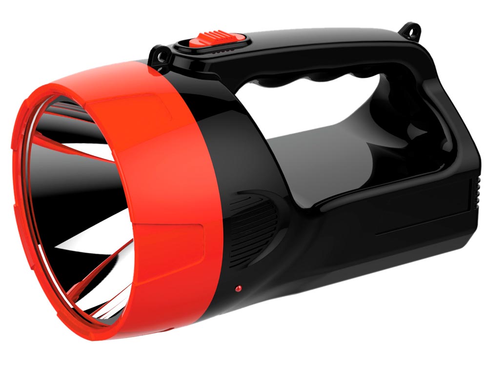 Фонарь-прожектор Спутник AFP817-3W 1х3Вт светодиод, аккумулятор 2500mAh 4V чёрный