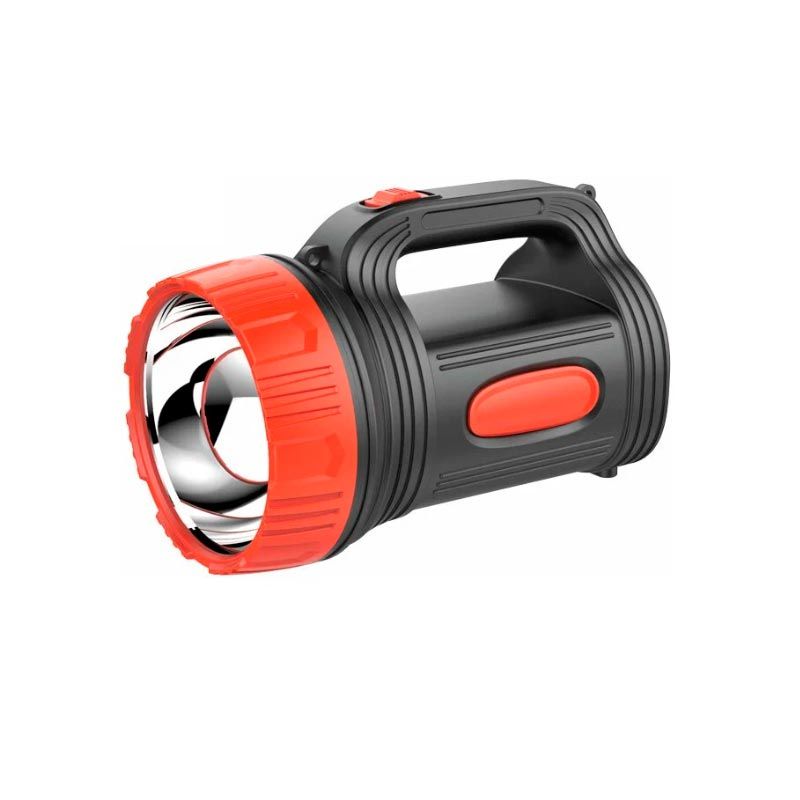 Фонарь-прожектор Спутник AFP823-3W 1х3Вт светодиод, аккумулятор 2000mAh 4V красный/чёрный