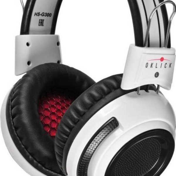 Наушники с микрофоном Oklick HS-G300 Armageddon полноразмерные, кабель 2,3м, 2x3,5мм Jack, регулятор