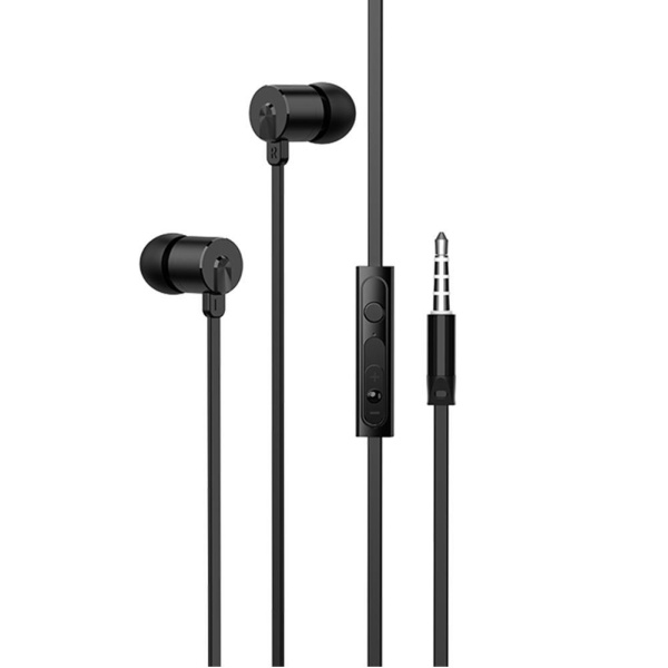 Наушники с микрофоном HOCO M63 Ancient sound внутриканальные, кабель 1,2м, 3,5мм 4-pin Jack, черный 