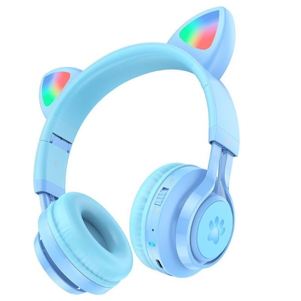 BT наушники полноразмерные Hoco w39 Blue
