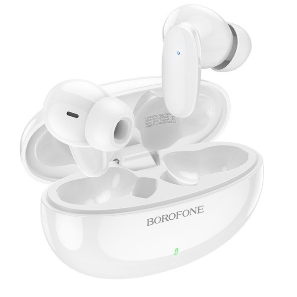 Наушники беспроводные Borofone BW19 Wonderful внутриканальные, Bluetooth V5.3, кейс для хранения и з