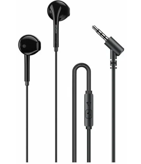 Гарнитура AWEI PC-7 3.5мм, вкладыши, 1.2м (черный)