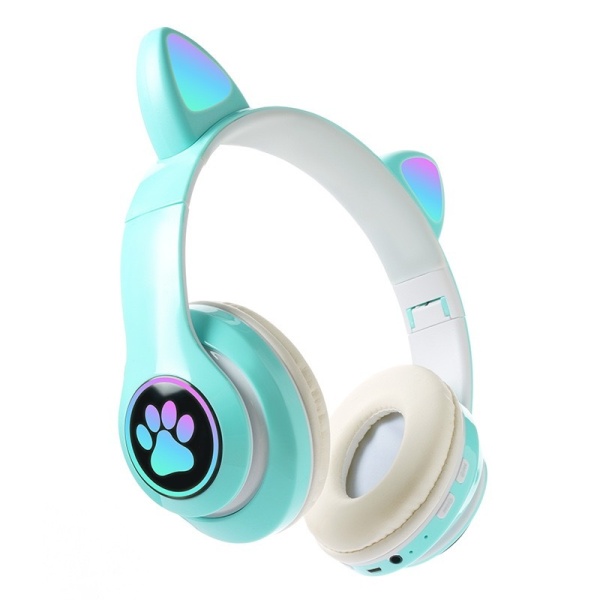 BT наушники LX-B39B бирюзовый