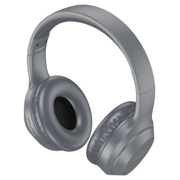 Наушники беспроводные Borofone BO20 Player полноразмерные, Bluetooth 5.3, коробка, серый