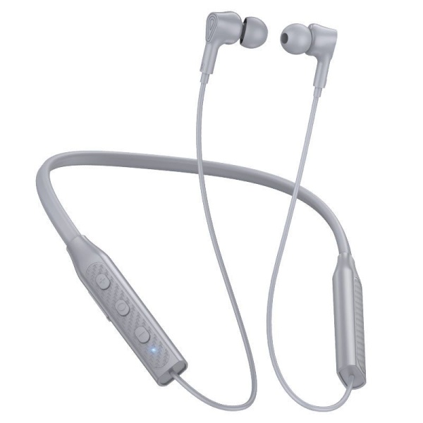 Наушники беспроводные Borofone BE59 Rhythm вкладыши, Bluetooth, коробка, серый