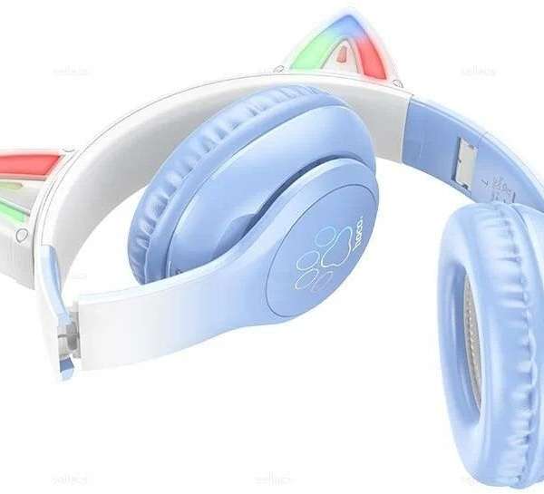 BT наушники полноразмерные Hoco w42 Blue