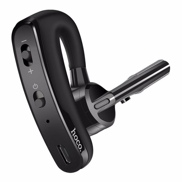 Bluetooth гарнитура HOCO E15 Rede, Bluetooth, 90 мАч, черный